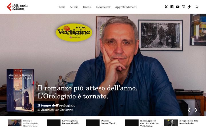 Screenshot of feltrinellieditore.it