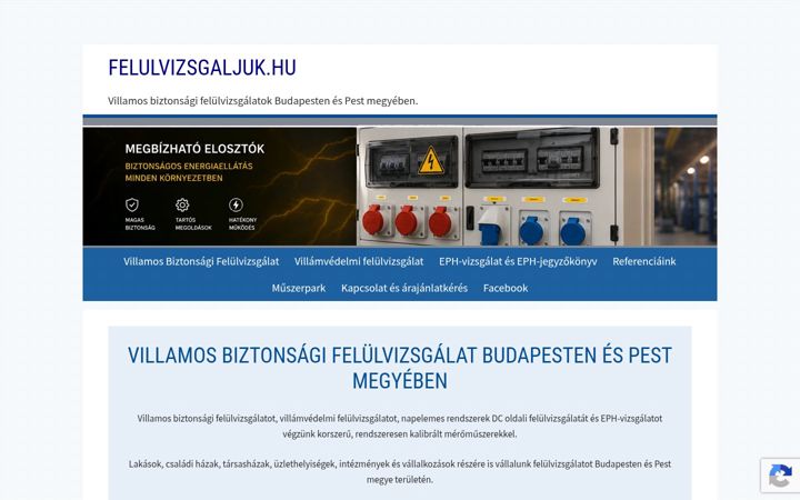 Screenshot of felulvizsgaljuk.hu