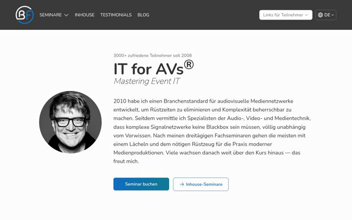 Screenshot van felusch.de
