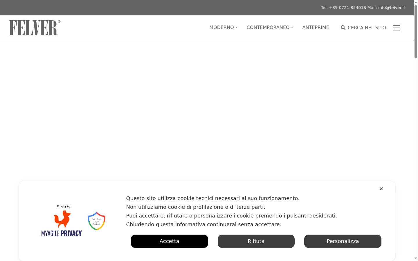 Captura de ecrã do banner de consentimento apresentado antes de qualquer interação