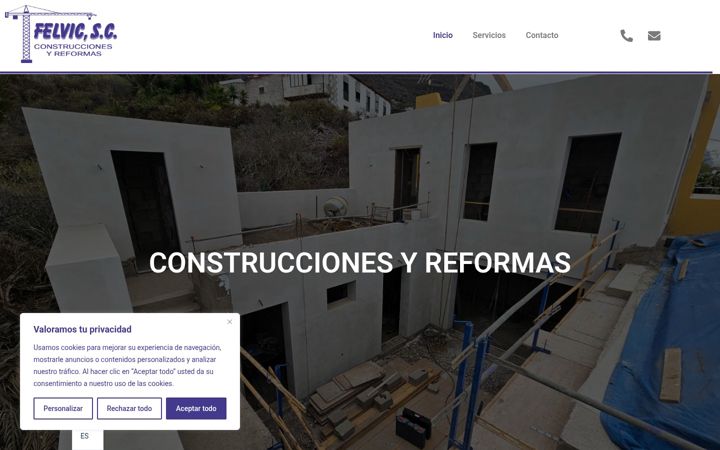 Screenshot of felvicanarias.com