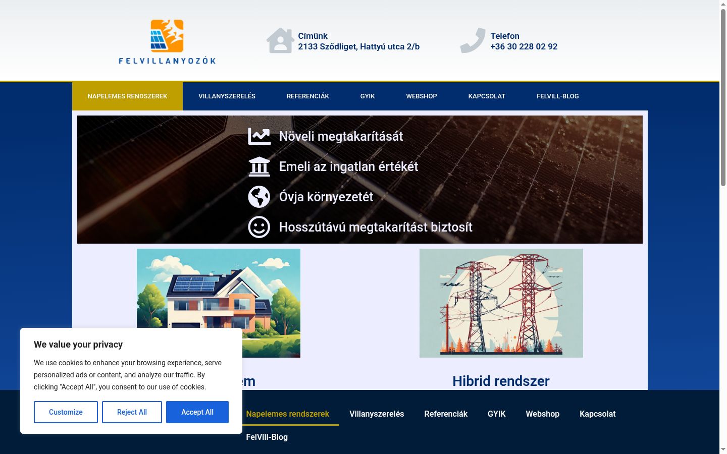 Screenshot van de toestemmingsbanner zoals getoond vóór enige interactie