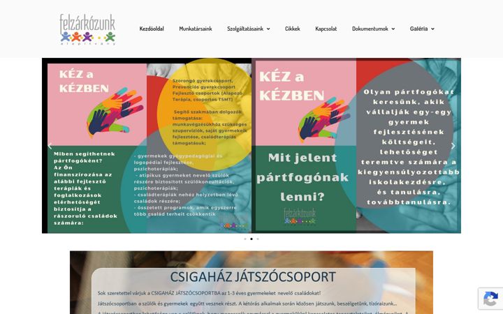 Posnetek zaslona felzarkozunk.hu