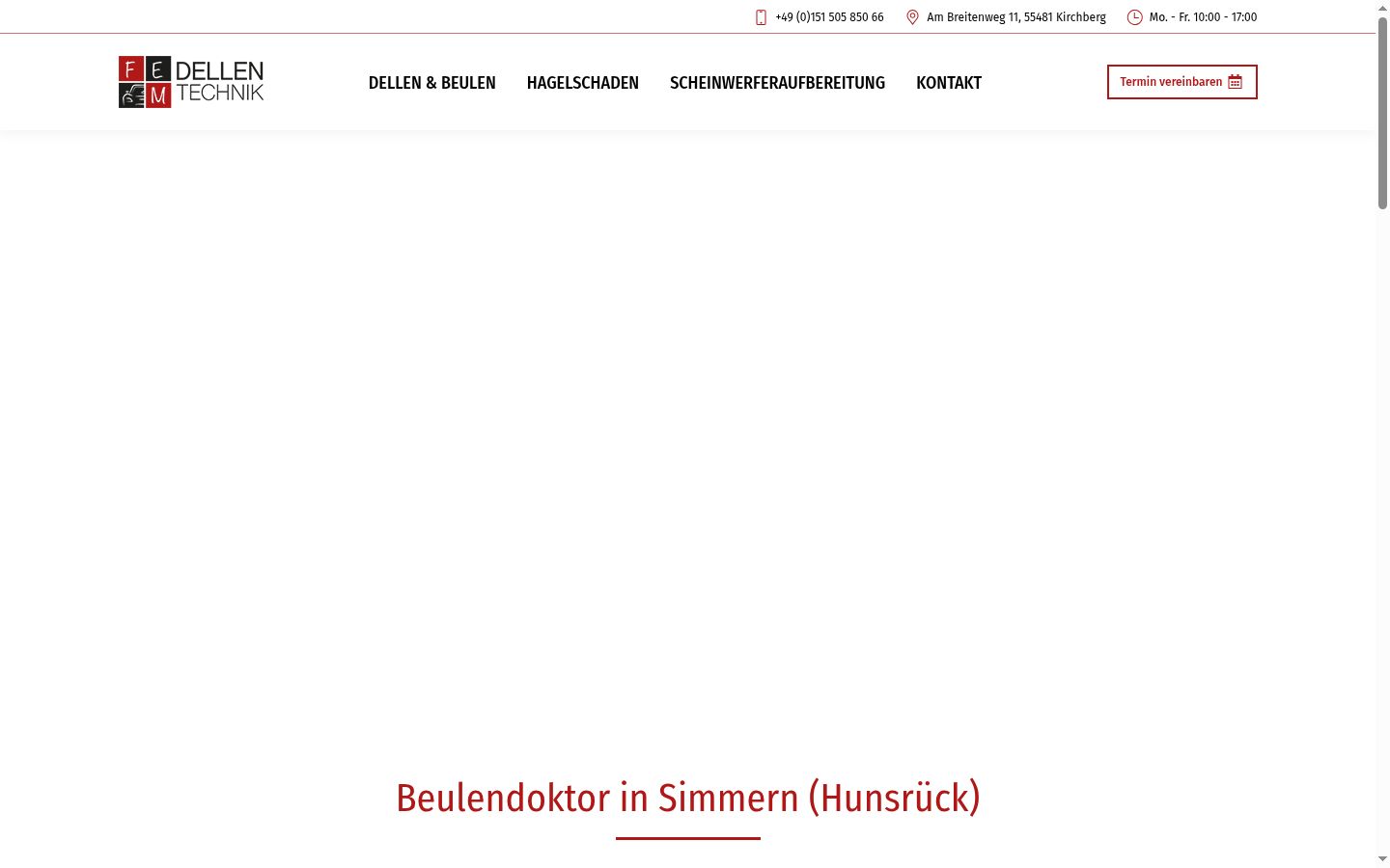 Screenshot des Einwilligungsbanners vor jeglicher Interaktion