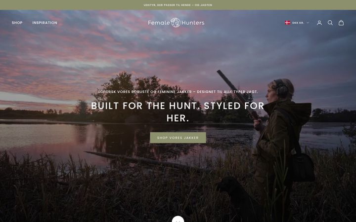 Screenshot of female-hunters.com