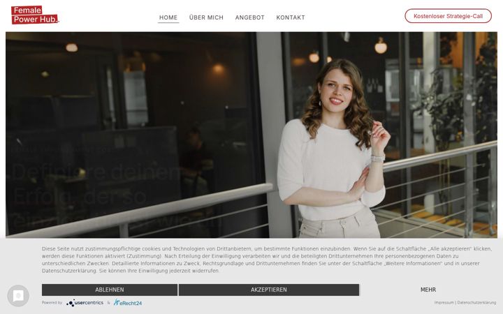 Screenshot of femalepowerhub.de