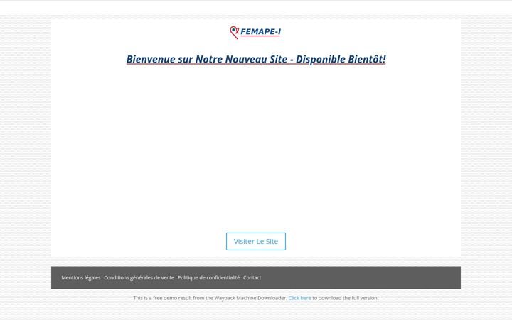 Screenshot of femape-i.org