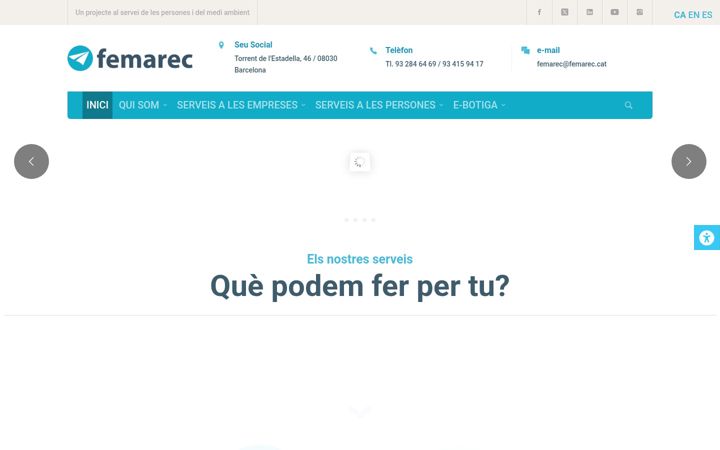 Screenshot of femarec.cat