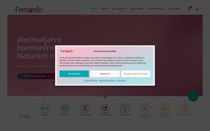 Screenshot of femarelle.de
