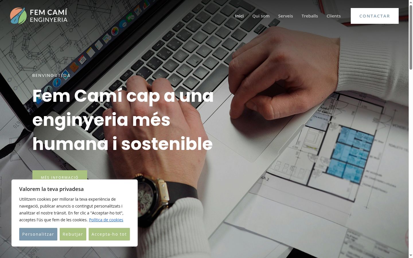 Snímek obrazovky baneru souhlasu zobrazeného před jakoukoli interakcí