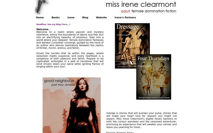 Screenshot of femdomfiction.com