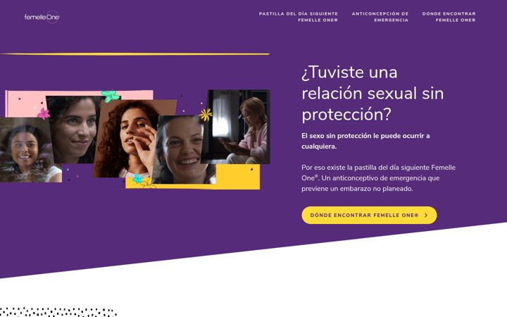 Screenshot of femelleone.com.mx