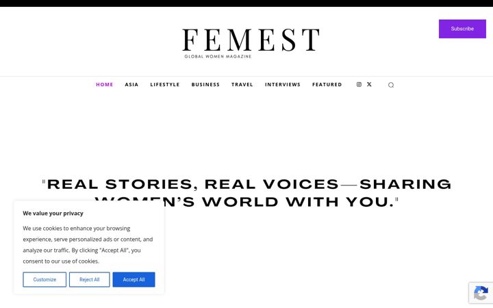 Screenshot of femest.com