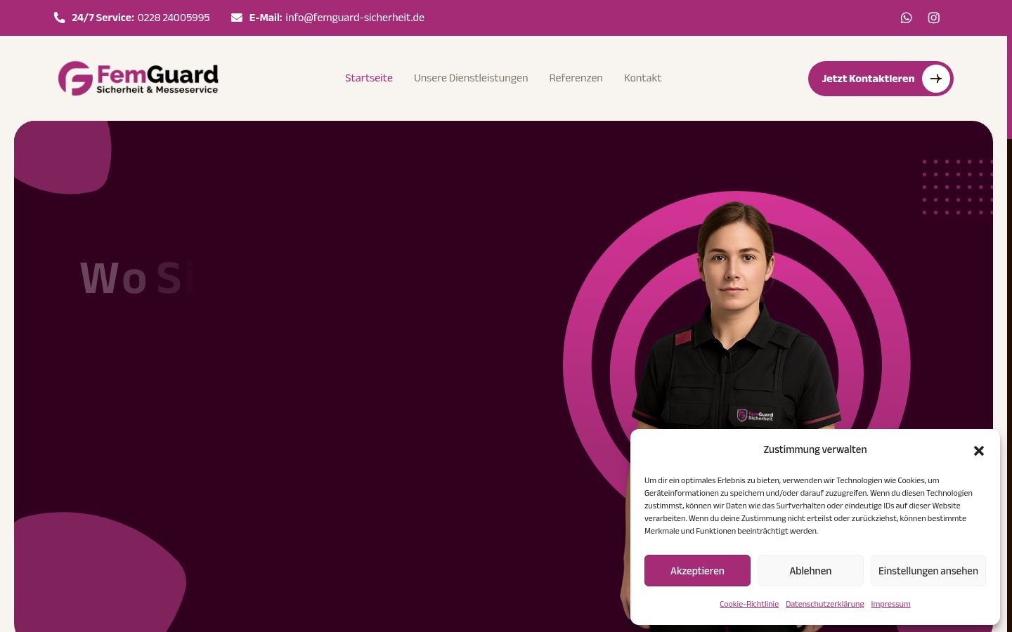 Screenshot van de toestemmingsbanner zoals getoond vóór enige interactie