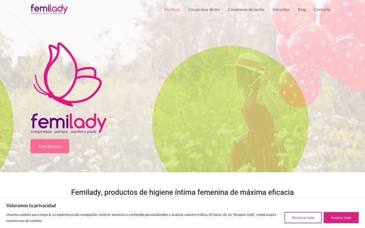 Screenshot of femilady.es