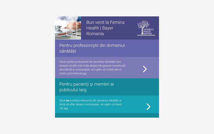 Screenshot of feminahealth.ro