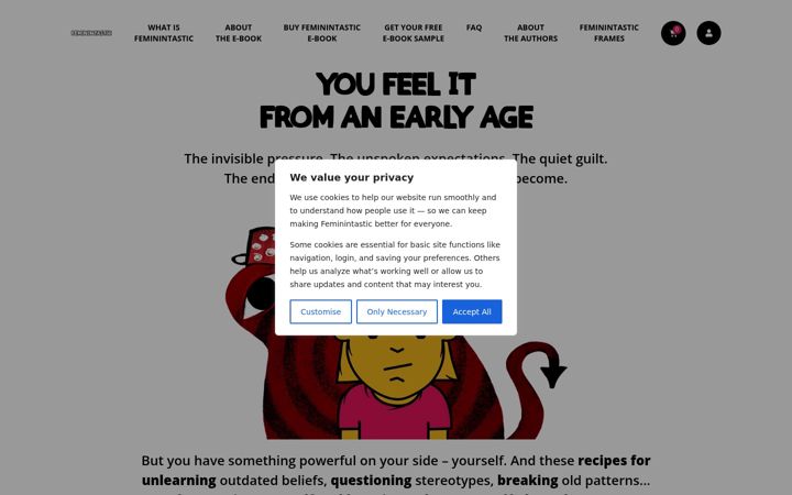 Screenshot of feminintastic.com
