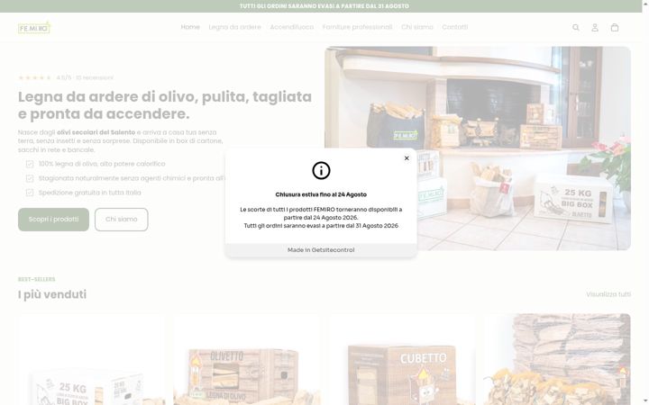 Screenshot di femiro.it