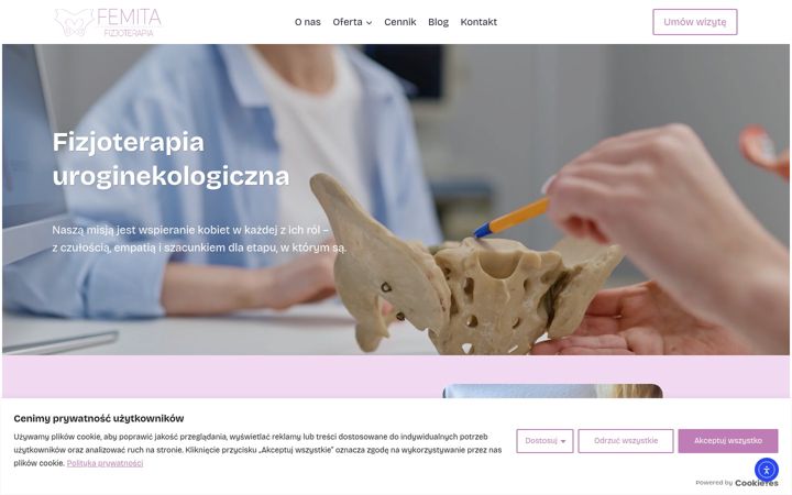 Screenshot of femita.pl