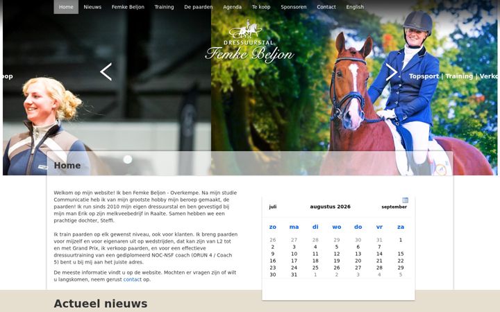 Screenshot of femkebeljon.nl
