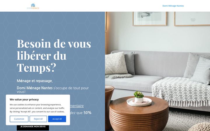 Screenshot of femme-de-menage-nantes.fr