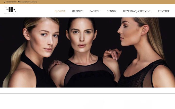 Screenshot of femmeatelier.pl