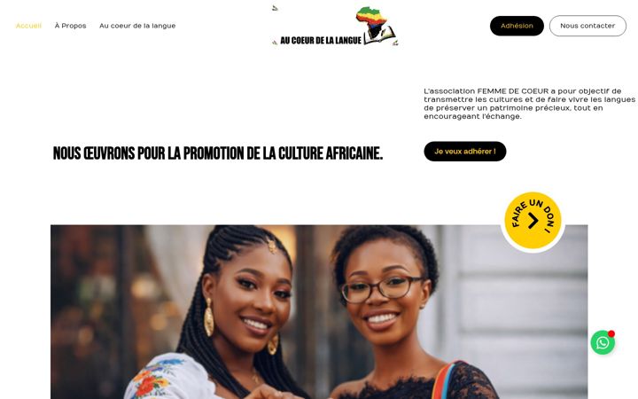 Screenshot of femmedecoeur.org