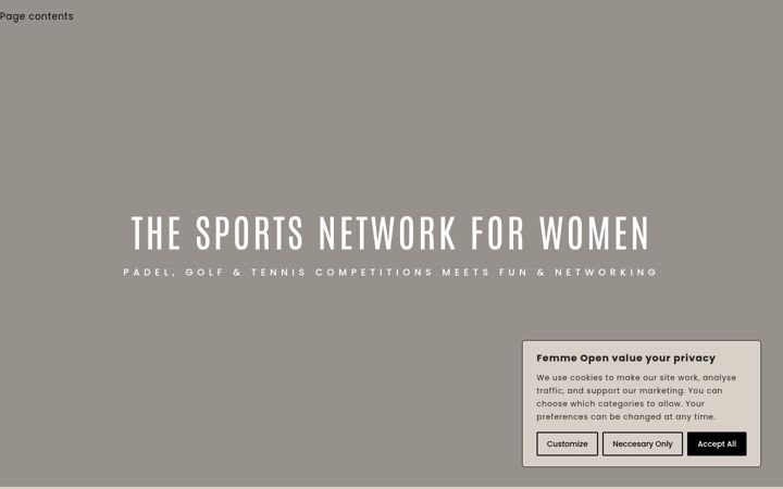 Screenshot of femmeopen.com