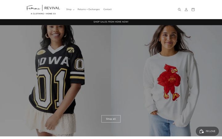 Screenshot of femmerevival.com