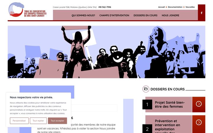 Екранна снимка на femmes-bsl.qc.ca