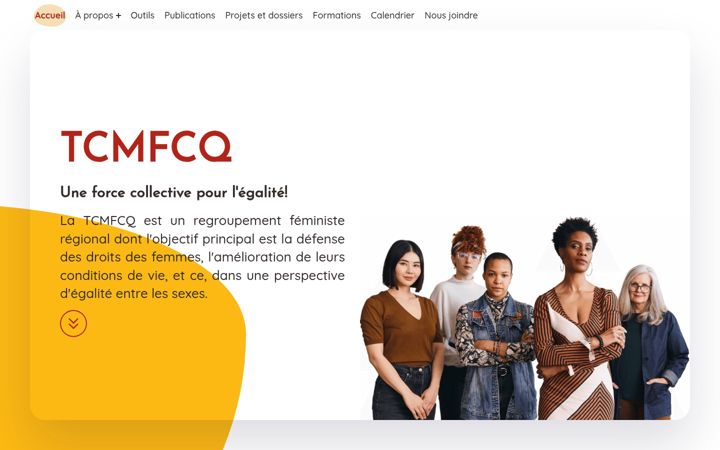 Screenshot of femmescentreduquebec.qc.ca