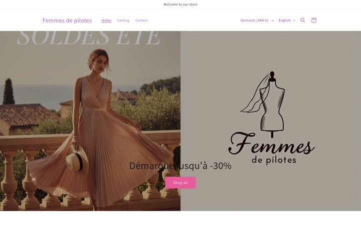 Skærmbillede af femmesdepilotes.com