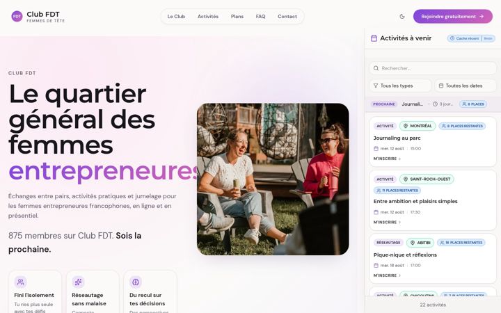 Screenshot of femmesdetete.com