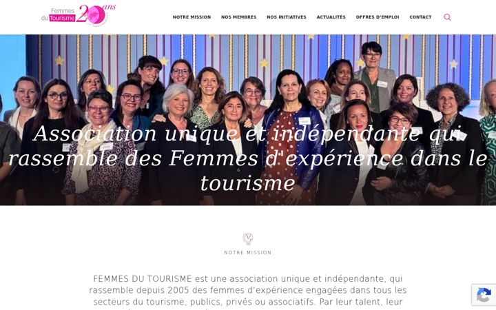 Screenshot of femmesdutourisme.org