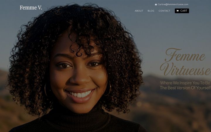 Screenshot of femmevirtueuse.com