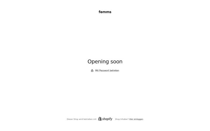 Screenshot of femms.de