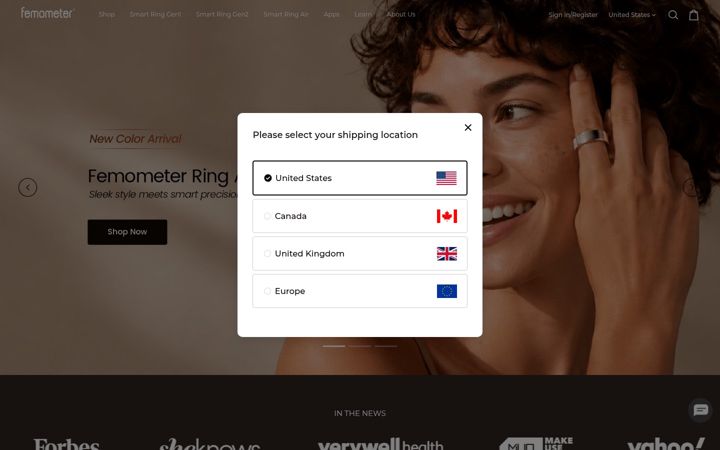 Screenshot di femometer.com