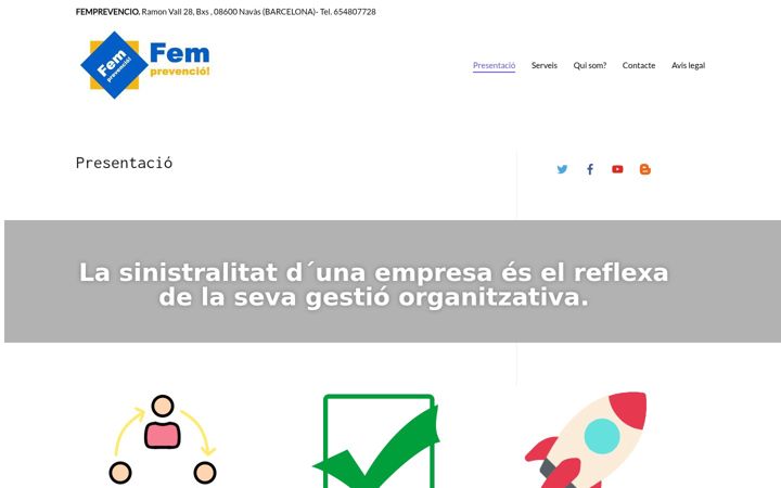 Screenshot of femprevencio.cat