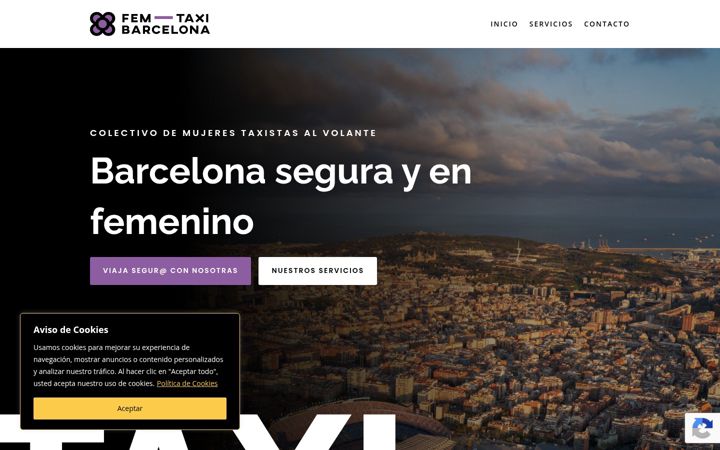 Screenshot of femtaxibarcelona.com
