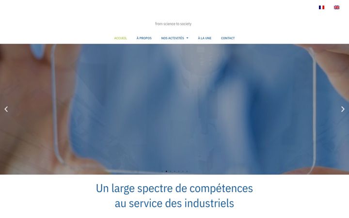 Screenshot of femto-engineering.fr