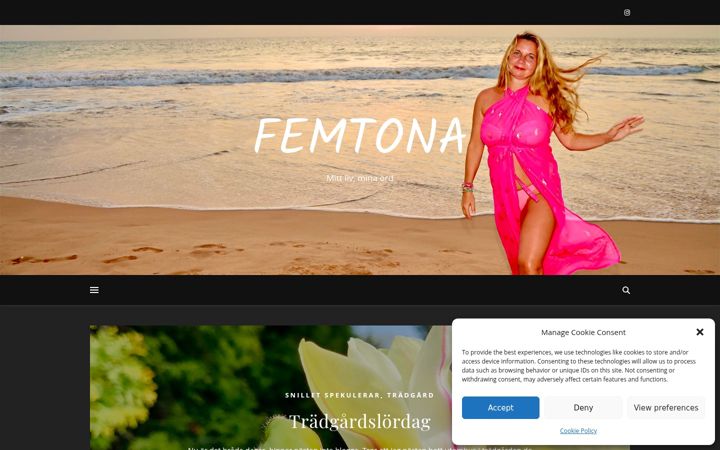 Screenshot of femtona.se