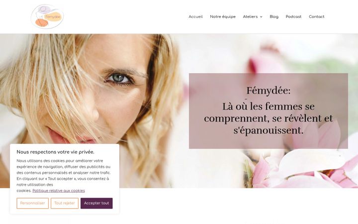 Screenshot of femydee.com