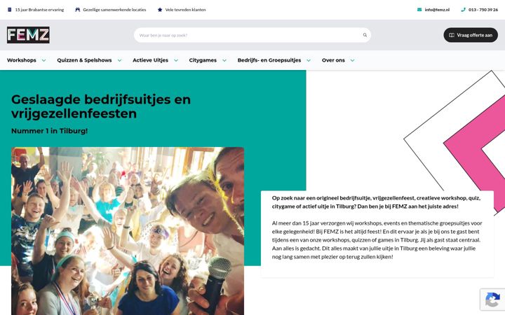 Screenshot of femz.nl
