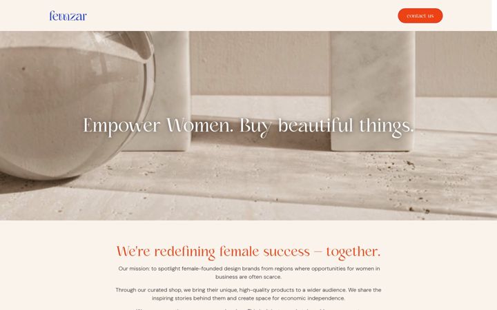 Screenshot of femzar.com