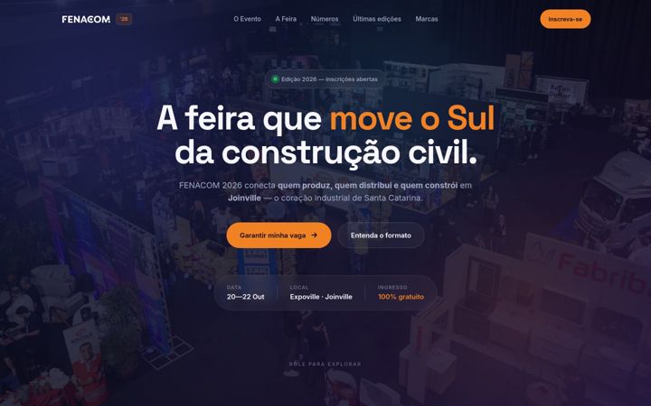 Screenshot of fena.com.br