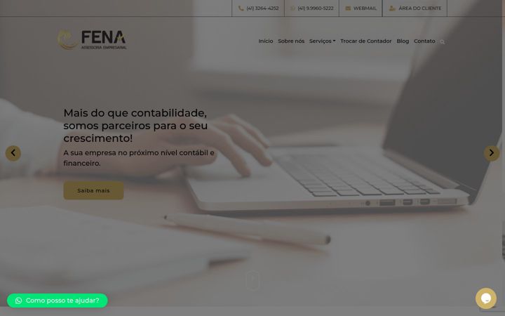 Snímek obrazovky fenaassessoria.com.br