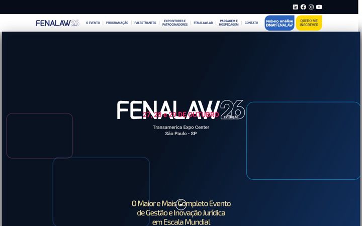 Snímek obrazovky fenalaw.com.br
