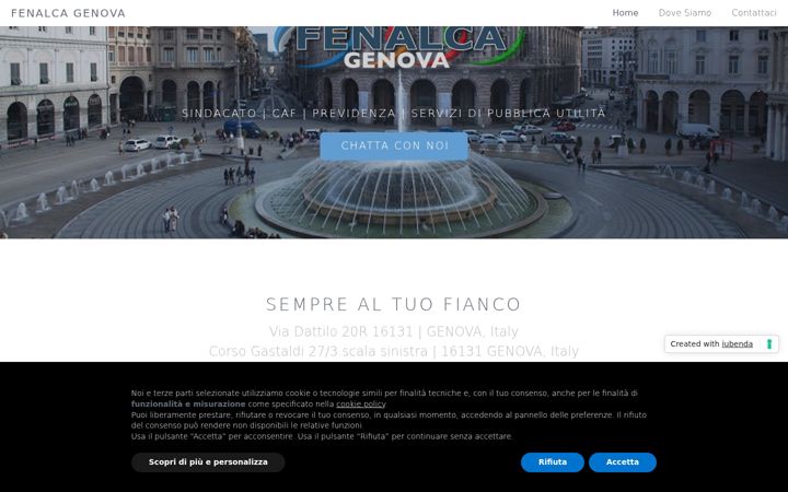 Screenshot of fenalcagenova.it