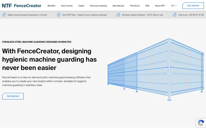 Screenshot of fencecreator.com