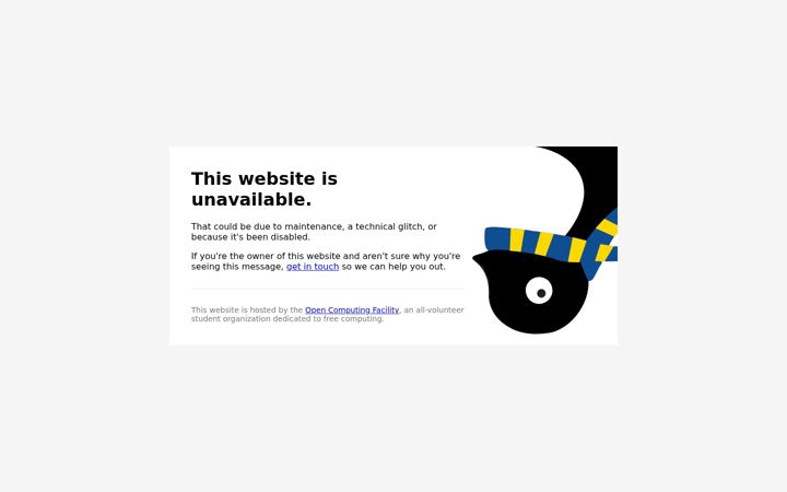Screenshot di fencing.studentorg.berkeley.edu